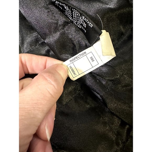 WILSONS LEATHER COAT Womans XL Faux Fur Lined Belted Black - Picture 13 of 16